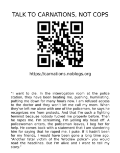 Poster QR code view